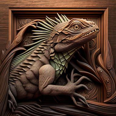 3D model Iguana delicatissima (STL)